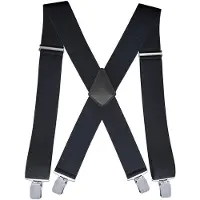 INF Verstelbare elastische bretels Black