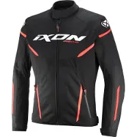 Ixon Striker 2 Air WP Zwart Wit Rood Waterdichte Textiele Motorjas Maat S
