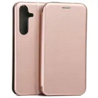Beline Book Magnetic - Samsung Galaxy S25 Plus hoes - Rózogouden kleur - Magnetisch sluiting - Multifunctionele houder