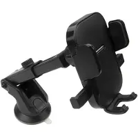 Jaym , Smartphone Autohouder met Multi-fixatie Telescopische Arm, Zwart