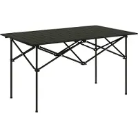 Outsunny - Campingtafel - van Aluminium - Zwart