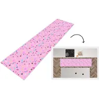 KitchenYeah Keukenloper - Loper keuken - Design - Patronen - Roze - Jaren 80 - 240x60 cm - Keukenloper vinyl