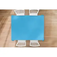 KitchenYeah Tafelkleed - Tafellaken - 200x150 cm - Blauw - Licht - Kleuren - Binnen en Buiten