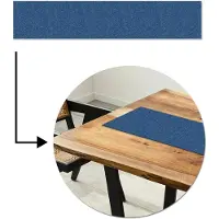 MuchoWow Tafelloper 150x30 cm - Tafelmat vinyl Patroon - Blauw - Japan - Tafeldecoratie - Tafelversiering - Keuken decoratie - Tafel versiering