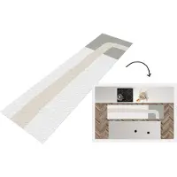 KitchenYeah Keukenloper - Loper keuken - Abstract - Minimalisme - Design - 240x60 cm - Keukenloper vinyl