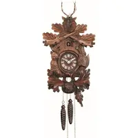 Engstler - 722 - Koekoeksklok - 1-daags kettinguurwerk - Notenhout - 26 cm