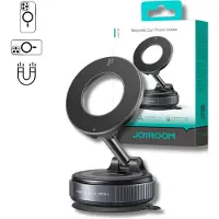 JOYROOM Magnetische Telefoonhouder Auto – Metalen Verstelbare Arm – Vacuümzuignap & 3M Plaklaag – 360° Draaibaar – Sterke Magneet