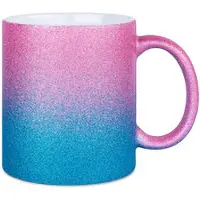 LAB3D Mok Roos - Bluw Glitter 1 stuk - 330 ml