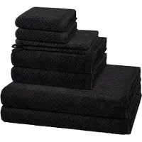 Cawö Sonstiges 2 X washandjes 2 X gasten- 2 X douche- 2 X handdoek - in set 8 pack Pure