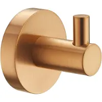 Ben Rundo handdoekhaakje Ø 5,3x5,1cm geborsteld koper
