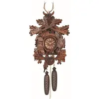 Engstler - 738/8 - Koekoeksklok - 8-daags kettinguurwerk - Notenhout - 50 cm