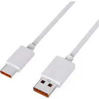 Phonillico USB C naar USB 6A Snellader Kabel Wit - 1 meter - Oplaadkabel voor Xiaomi 13 / 13 Pro / 13 Lite / 13T / 13T Pro