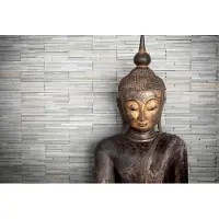 A.S. Création Fotobehang Thailand Buddha DD119036 Designwalls Blauw Vlies 384 X 260 cm (8 delen) Fotobehang online webshop