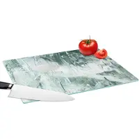 KitchenYeah Glazen Snijplank - 39x28 - Tuindecoratie - Verf - Abstract - Snijplanken Glas