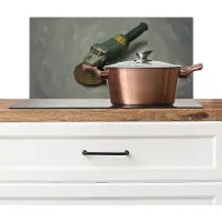 KitchenYeah Spatscherm keuken 60x30 cm - Kookplaat achterwand Haakse slijper - Schilderij - Gereedschap - Muurbeschermer - Spatwand fornuis - Hoogwaardig aluminium