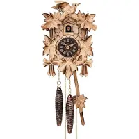 Engstler - 522/22 - Koekoeksklok - 1-daags kettinguurwerk - Notenhout - 22 cm