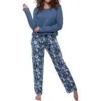 Ammann Pyjama 'Night & Home' blauw