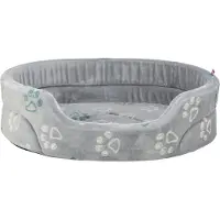 Trixie hondenmand jimmy soft ovaal lichtgrijs 75x65 cm