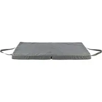 Trixie hondenkussen matras samoa vital waterafstotend opvouwbaar donkergrijs - 140x90 cm