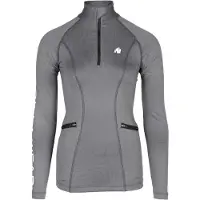 Gorilla wear Functioneel shirt 'Peyton' grijs / zwart / wit
