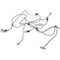 Goldenship Nylon Millepede Shock Cord With 2 Hooks 2 M Wit