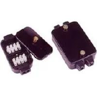 Goldenship Waterproof 8 Connections Box Zwart 54 x 102 x 140 mm