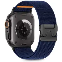 Tech-Protect Nylon Clasp Apple Watch 49 / 46 / 45 / 44 Mm Bandje Blauw