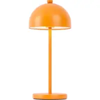 QAZQA Tafellamp oranje incl. LED IP54 oplaadbaar met laadstation - Squirrel