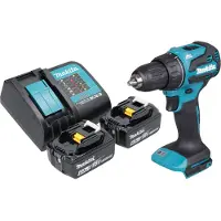 Makita DDF 490 SG accuboormachine 18 V 65 Nm 1/2" borstelloos + 2x accu 6.0 Ah + lader