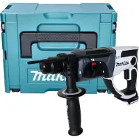 Makita DHR 202 ZJW Accuklopboormachine 18 V 20 mm 2.0 J wit + Makpac - zonder accu, zonder oplader