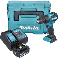 Makita DHP 490 SF1J accu klopboormachine 18 V 65 Nm borstelloos + 1x oplaadbare accu 3.0 Ah + lader + Makpac