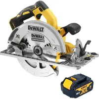 DeWalt DCS 572 N Accu-cirkelzaag 18 V 184 mm borstelloos + 1x accu 4.0 Ah - zonder lader