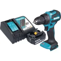 Makita DDF 490 RF1 accuboormachine 18 V 65 Nm 1/2" borstelloos + 1x oplaadbare accu 3.0 Ah + lader