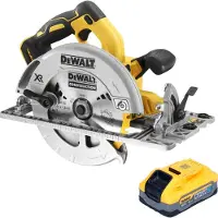 DeWalt DCS 572 N accucirkelzaag 18 V 184 mm borstelloos + 1x Powerstack accu 5.0 Ah - zonder lader