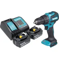 Makita DHP 490 SG accu klopboormachine 18 V 65 Nm borstelloos + 2x accu 6.0 Ah + lader