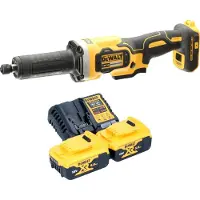 DeWalt DCG 426 P2 accuslijpmachine 18 V borstelloos + 2x accu 5.0 Ah + lader