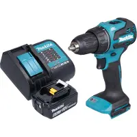 Makita DDF 490 SG1 accuboormachine 18 V 65 Nm 1/2" borstelloos + 1x oplaadbare accu 6.0 Ah + oplader
