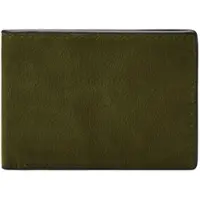 Fossil Portemonnee Steven FPW Bifold Wallet Canteen Groene
