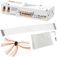 Monster 7 meter boorborstel voor schoorsteen