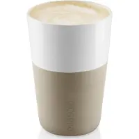 Eva Solo Thermosbeker voor caffé latte 360 ml, set van 2 stuks, parel beige,