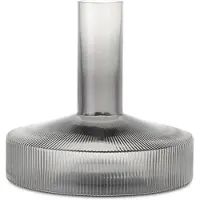 Ferm Living Ripple wijnkaraf Gerookt Grijs