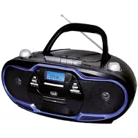 Trevi Boombox - - CMP 574 - CD-speler, USB, Radio - Zwart en blauw