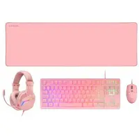 Mars Gaming Mcp-rgb3p Gamingset Muis Toetsenbord Headset Muismat
