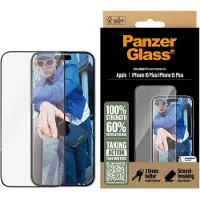 PanzerGlass Ultra-Wide Fit 2863 Screenprotector (glas) Apple IPhone 15 Plus, iPhone 16 Plus 1 stuk(s) Anti-vingerafdruk, Krasvast
