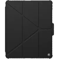 NILLKIN , Hoesje geschikt voor iPad Pro 13 inch 2024 - Bumper PRO Series met Multi-hoek Standaard, Zwart
