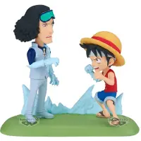 Banpresto - Figuur Monkey D. Luffy vs. Kuzan, 9 cm, One Piece World Collectable