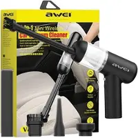 Awei V2 Serie - Draadloze Mini Stofzuiger - Zwart - Stofindicator - Compact Ontwerp