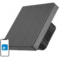 Sonoff SwitchMan Smart Wall Switch - M5 - Mechanische slimme schakelaar - 3 Kanaal - Ondersteunt App en spraakbesturing - Smarthome