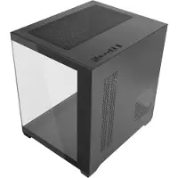 Mars Gaming MC-VIEW2, MicroATX Behuizing, Dubbel Gehard Glas, 1x FRGB 120mm Ventilator, 240mm Koeling, Dubbele Kamer, Zwart