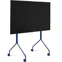 Pedestal Moon Rollin' Tall Tv-kast - TV-meubels en mediabanken Staal Ultra Marine - 010 023 006